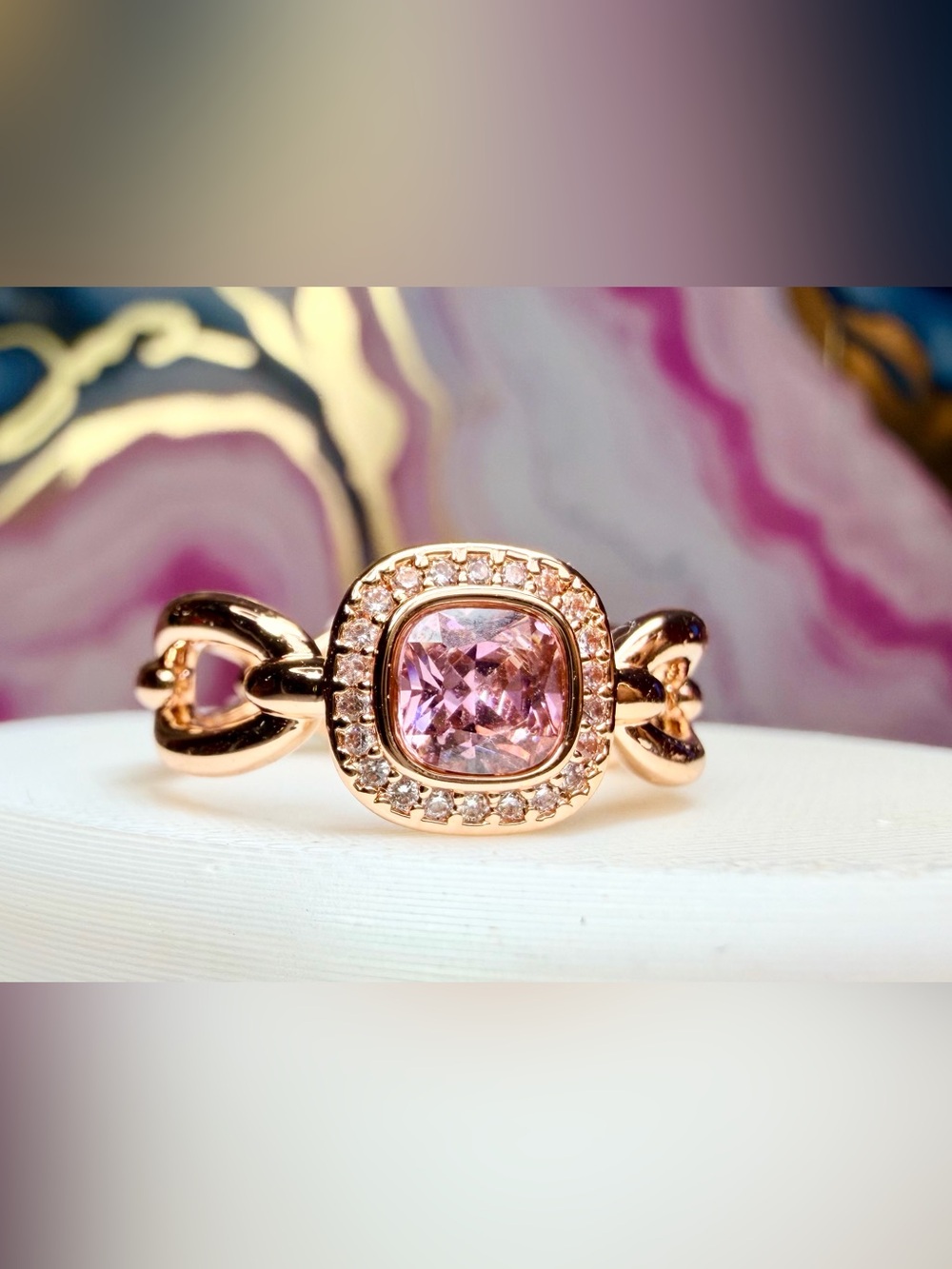 Bomb Party New OG Ring- The Gilded Estate, Size 8 on Rose Gold